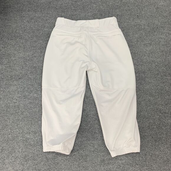 Under Armour Cropped Softball Pants Womens S Small White Fitted HeatGear - Picture 3 of 14